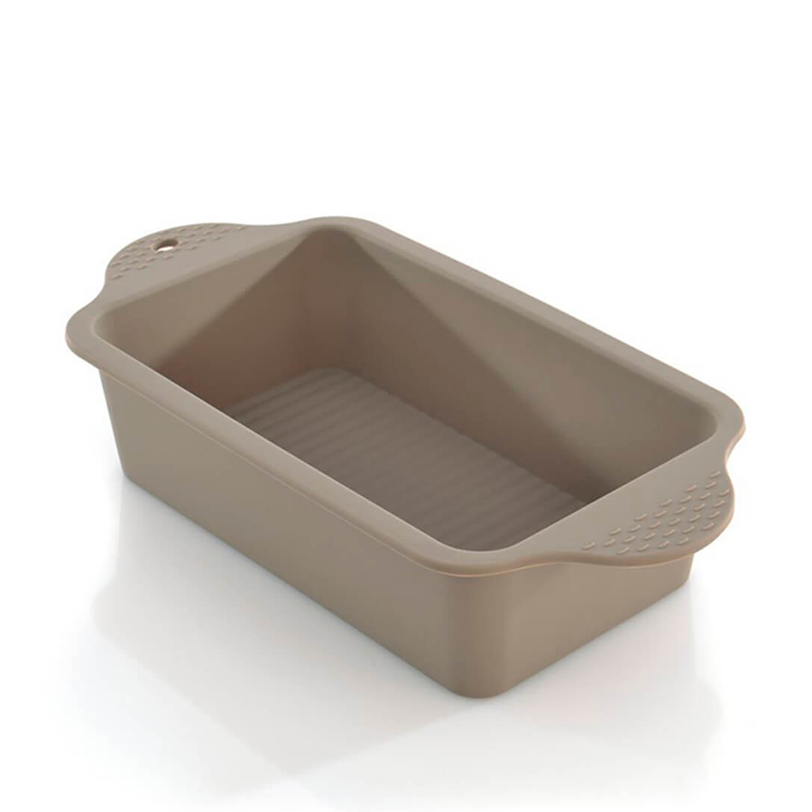 Berghoff Studio Kuchenform Rechteck Silikon Beige 29x15x6,5cm