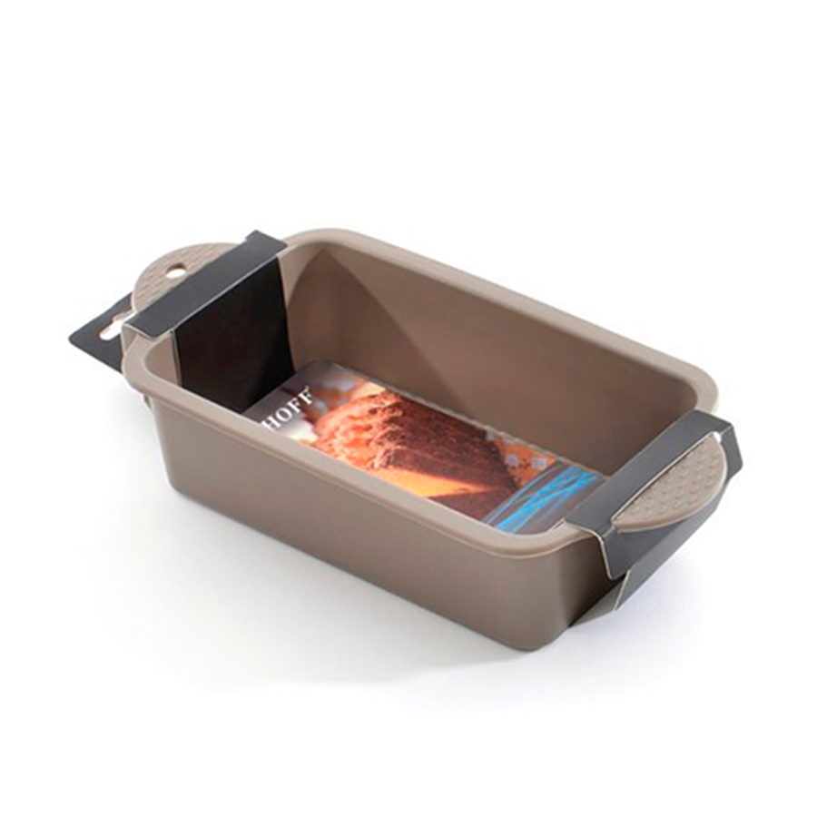 Berghoff Studio Kuchenform Rechteck Silikon Beige 29x15x6,5cm