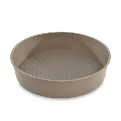 Berghoff Studio Kuchenform rund Waffelmuster Silikon beige 27,5x27,5x6cm