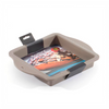 Berghoff Studio Kuchenform quadratisch Silikon beige 28,5x22,5x4cm