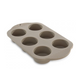 Berghoff Studio Muffinform mit 6 Förmchen Silikon beige 32,5x19x4cm