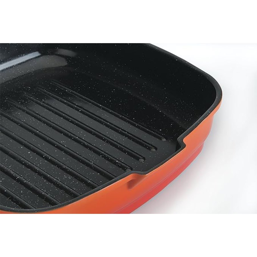 Berghoff Virgo Grillpfanne mit abnehmbarem Griff 28 cm
