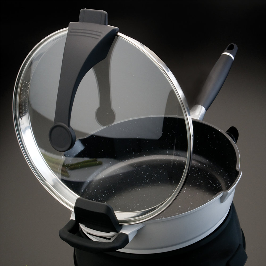 Berghoff Virgo Schmorpfanne mit Deckel weiß ø28cm