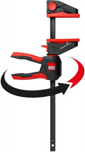 Bessey ez360 Einhandklemme mit drehbarem Griff | 150 mm – ez360-15