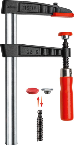 Bessey-Klemme mit Gusshalterungen TG 400 140 - TG40S14