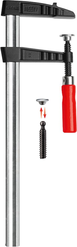 Bessey-Hochleistungsklemme mit Gusshalterungen TGK 1500 120 - TGK150
