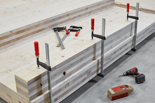 Bessey-Hochleistungsklemme mit Gusshalterungen tgkr 1500 120 - tgkr150