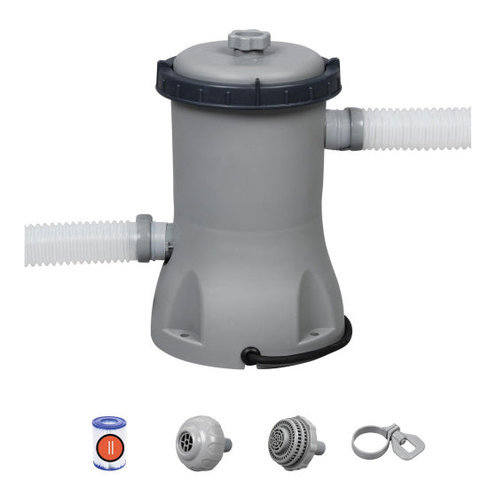 Bestway -Carprid -Filterpumpe 2,0 m³ U 12 V Grau