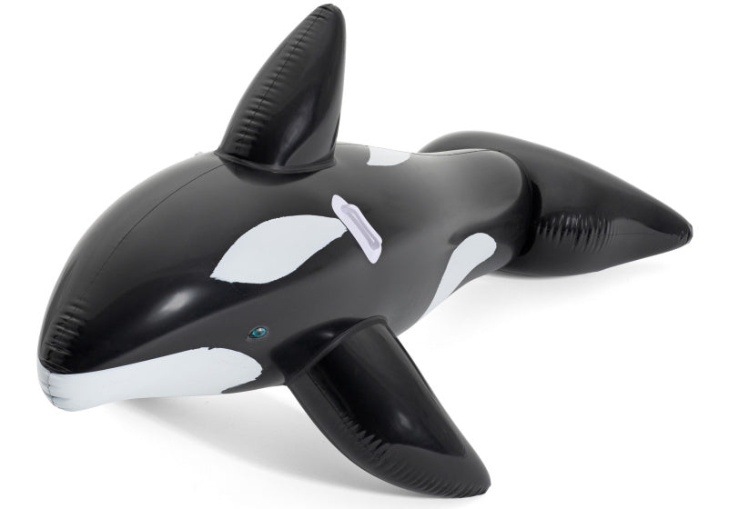 Aufblasbares Spielzeug Orca 183 cm schwarz und weiß