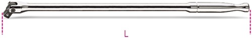 Beta 1 2-Zoll-Schraubenschlüssel mit Kniegelenk, lange Version 920 m 35 l – 009200843