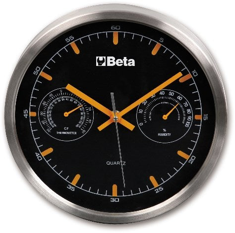 Beta-Sammeluhr mit Thermometer und Hygrometer, 26 cm Durchmesser 9594 - 095940051