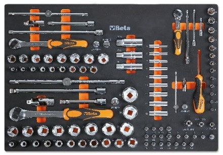 Beta mmv105 flexible vorgeformte Kunststoff-Einsatzboxen mm105 leer – 024590105 024590105