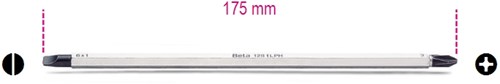 Beta Wendeschraubendreherklingen für Schlitz- und Phillips(R)-Kreuzschlitzschrauben 1281lph 2 - 012810322