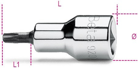 Beta-Schraubendrehereinsätze für Torx®-Schrauben 920tx-l 50 - 009200538