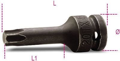 Beta-Kraft-Stecknüsse für Torx®-Schrauben 720tx 30 - 007200460