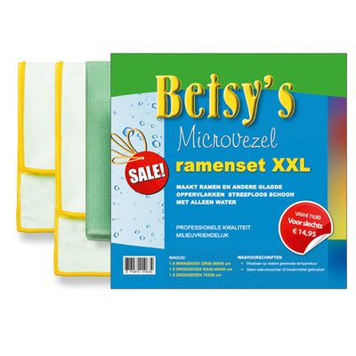 Betsys Mikrofaser-Fensterset XXL grün