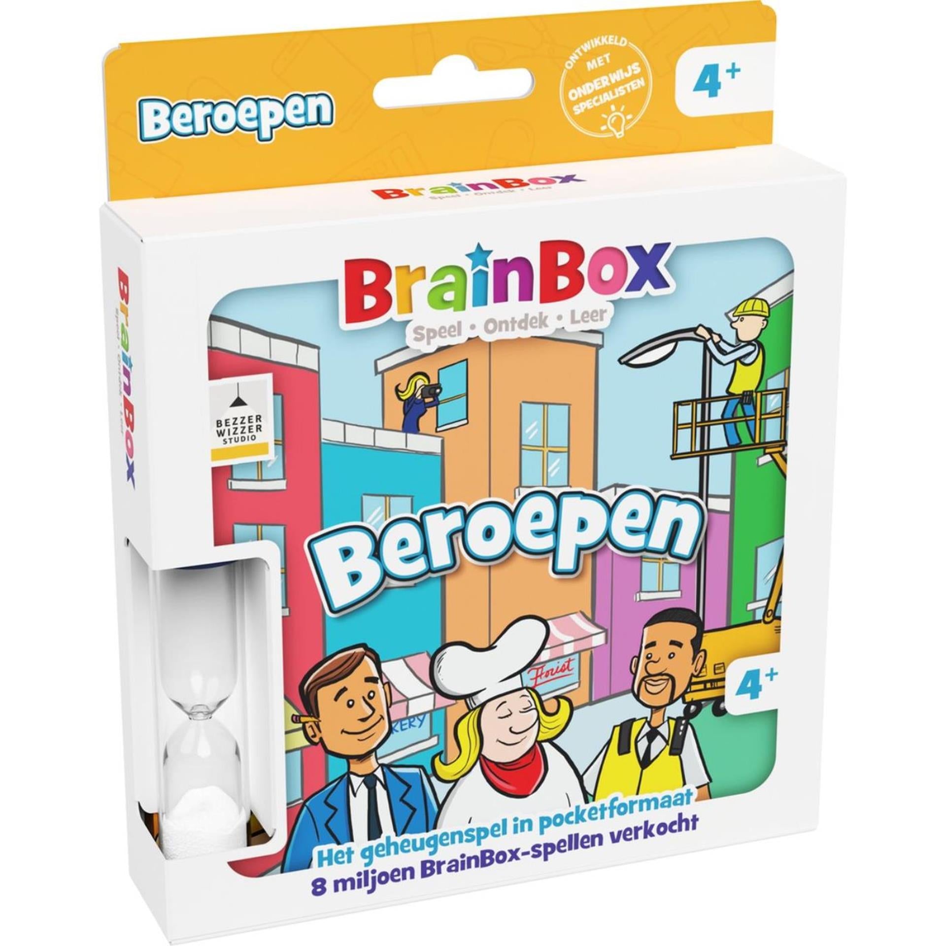 Bezzerwizzer Brainbox Taschenberufe – Niederländisches Kartenspiel