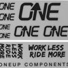 Oneup-Komponenten-Aufkleberset