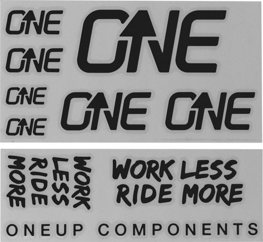 Oneup-Komponenten-Aufkleberset