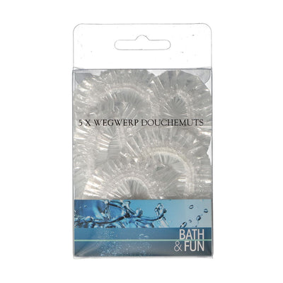 Bath Fun Bath Fun Dusche UTS Einweg 5 Stück transparent