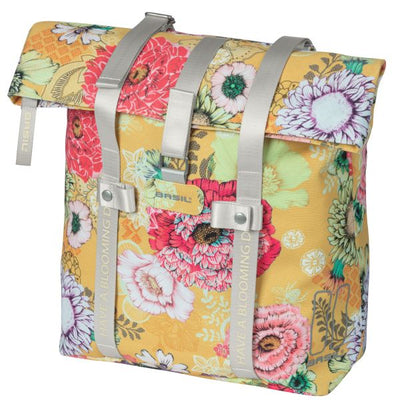 Basilikum Bloom Field Bicycle Shopper, Gelb, recycelter Kappe, wasserdichtes, verstellbares Schultergurt