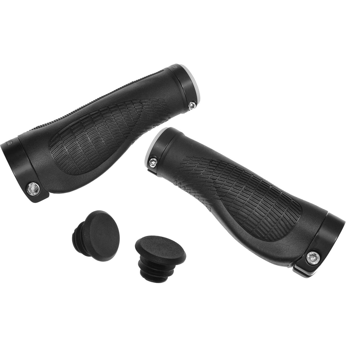 Trivio - Fahrradgriffe aus Gummi, ergonomisch, schwarz