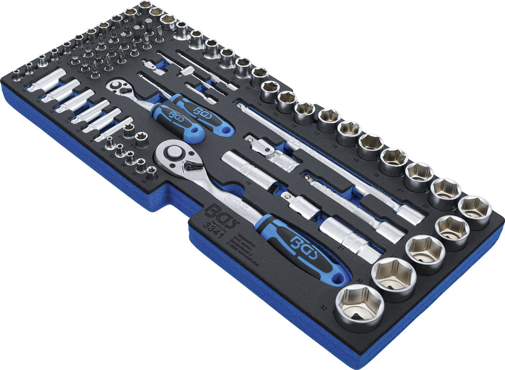 BGS Technic Werkzeugkoffer aus Metall mit 143 Werkzeugen