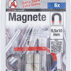 Bgs technic kraftmann - Magnet-Set extra stark 6-teilig