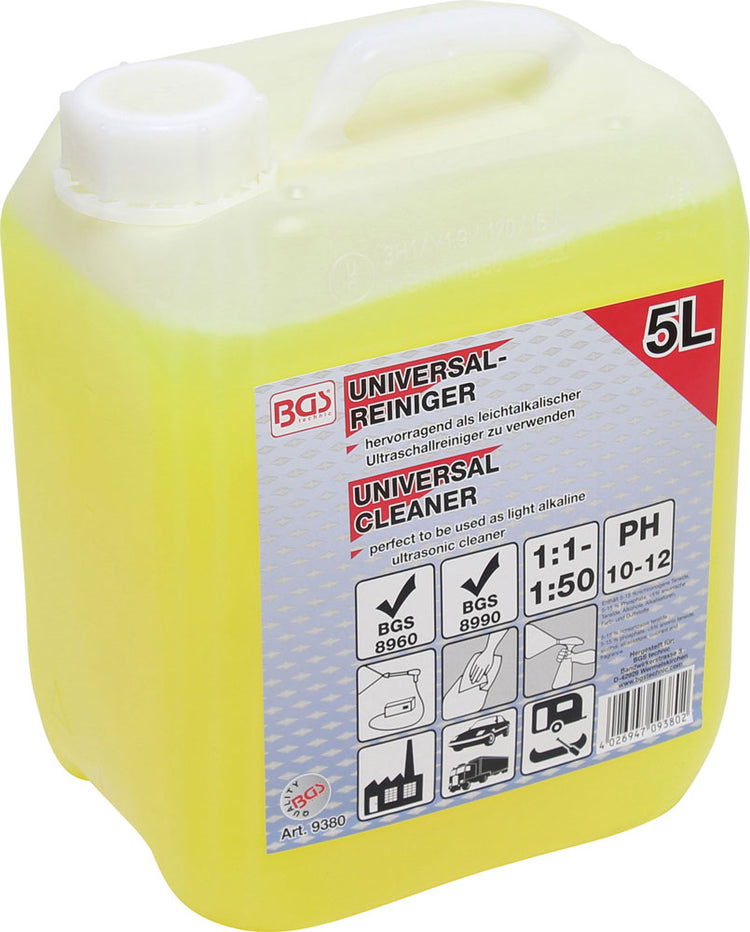 BGS Technic Universalreiniger für Ultraschall-Teilereiniger 5l
