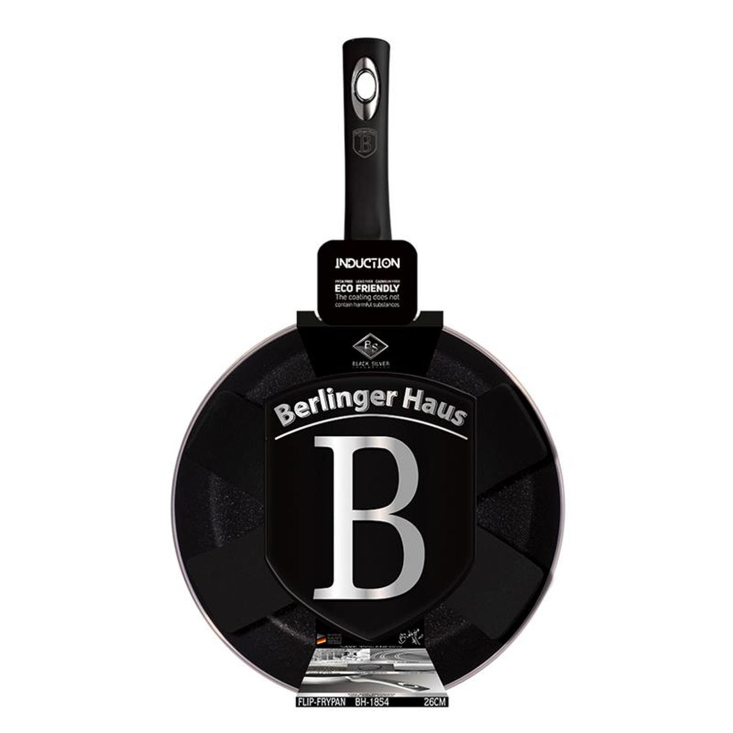 Berlingerhaus Flip-Bratpfanne 26cm schwarz