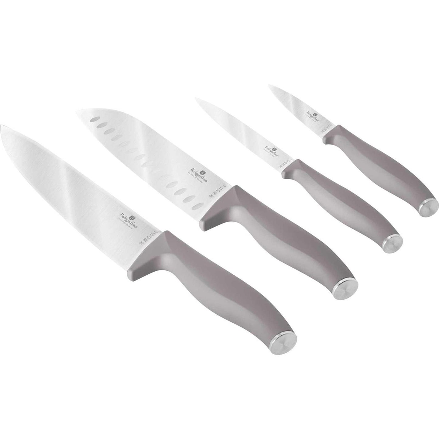 Berlingerhaus Messerset 4-teilig Taupe