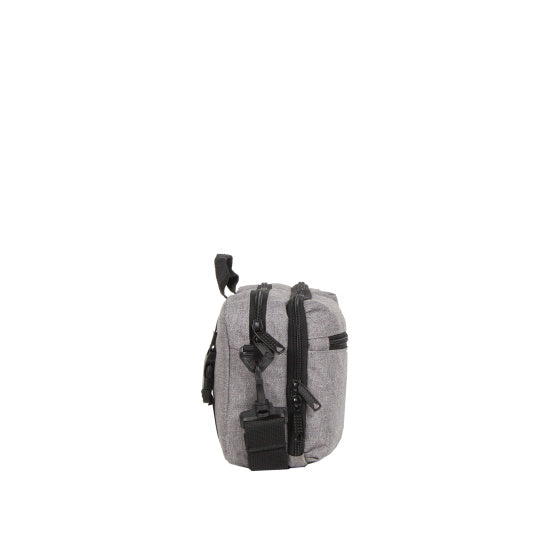 Fahrradtropfen -Lenkerbeutel mit Schultergurt Nylon 3L Grau