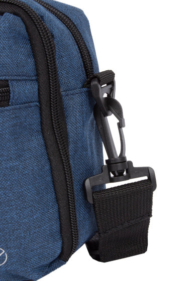Fahrradtropfen -Lenkerbeutel mit Schultergurt Nylon 3L Navy