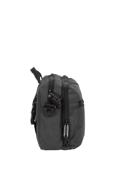 Fahrradtropfen -Lenkerbeutel mit Schultergurt Nylon 3L Schwarz