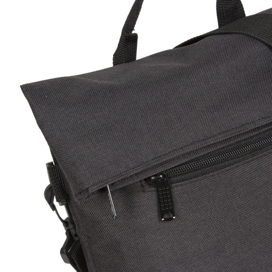 Fahrradtropfen -Lenkerbeutel mit Schultergurt Nylon 6L Schwarz