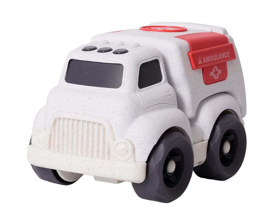 Biospielzeug Rettungswagen aus Biokunststoff (18 cm)