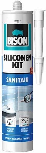 Bison Sanitär-Silikondichtstoff 310 ml weiß