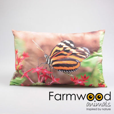 Farmwood Tiere Outdoor-Kissen Schmetterling 30x50cm