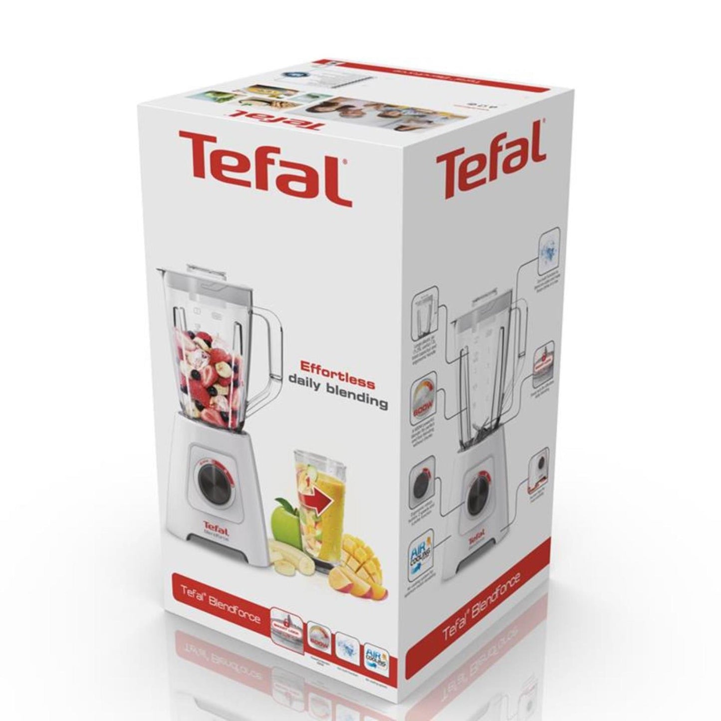Tefal Mixer Blendforce II Plastik weiß