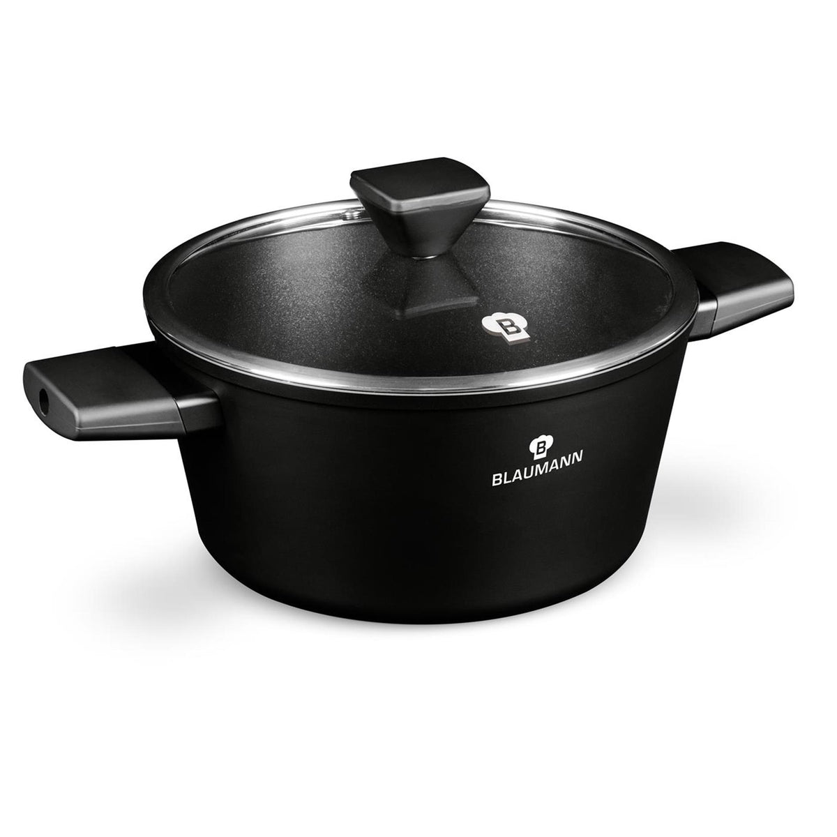 Blaumann schwarz-silberne Bratpfanne ø24cm