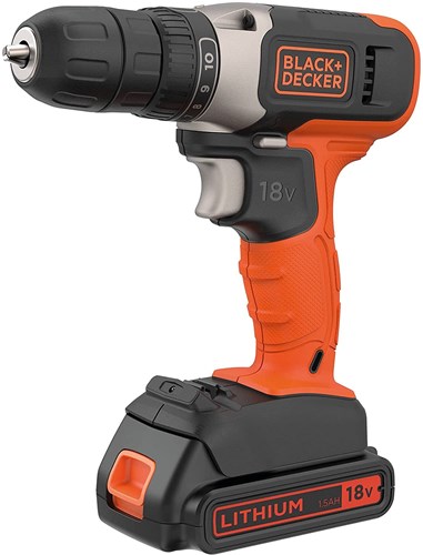 Black+Decker bcd001c1 | 18 V 1,5 Ah Bohrschrauber – bcd001c1-qw