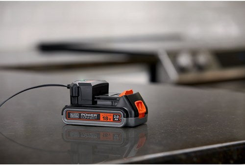 Black+Decker Lithium-Ionen-Schiebeakku 18 V. 2,0ah - bl2018-xj
