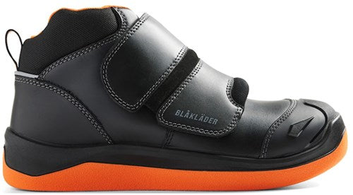 Blåkläder Asphaltschuh Elite 2459 S2 P hoch | schwarz orange | Größe 47 - 00.183.010.47