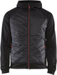 Blåkläder Hybridpullover 34632526 | schwarz rot | Größe l - 7330509713396