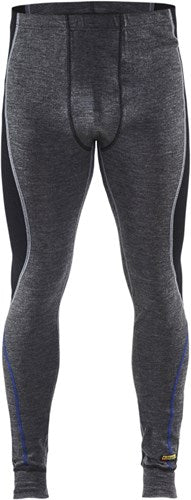 Blåkläder lange Unterhose 100 % Merino warm 18491732 | mittelgrau schwarz | Größe 5xl - 7330509423424