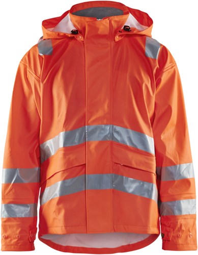Blåkläder Warnschutz-Regenmantel Level 2 43022003 | Warnorange | Größe M - 7330509368305