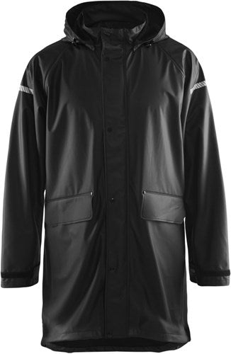 Blåkläder Regenmantel Level 1 43012000 | schwarz | Größe M - 7330509284780