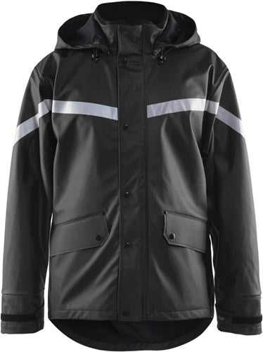 Blåkläder Regenmantel Level 2 43052003 | schwarz | Größe xs - 7330509569139