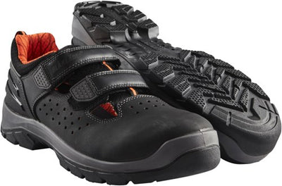 Blåkläder Sicherheitssandale 2449 s1 niedrig | schwarz orange | Größe 42 - 00.183.003.42