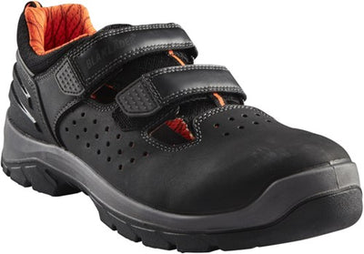 Blåkläder Sicherheitssandale 2449 s1 niedrig | schwarz orange | Größe 42 - 00.183.003.42